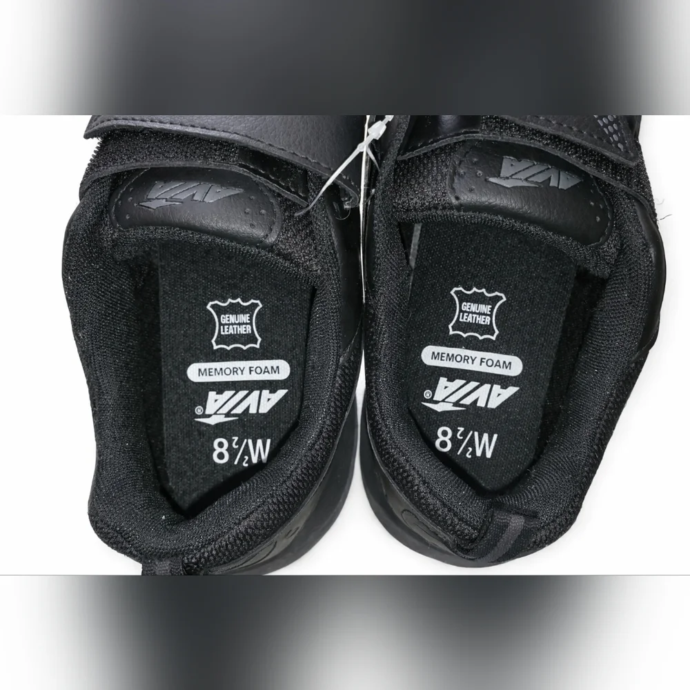 Avia Men's Black Quickstep Strap Shoes Size 8.5 Nwt